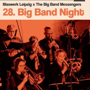 Plakat von der Big Band Night am 25.01.2025 im UT Connewitz